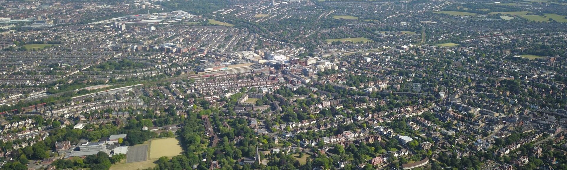 Wimbledon drone shot