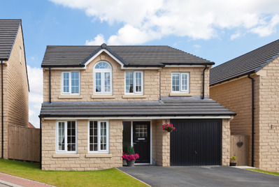 Detached house with garden