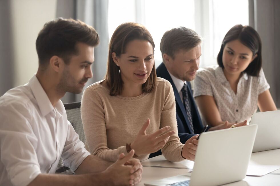 Graduates learning at work